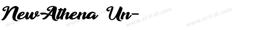 New Athena Un字体转换